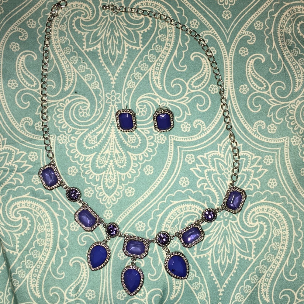Necklace with earrings $15